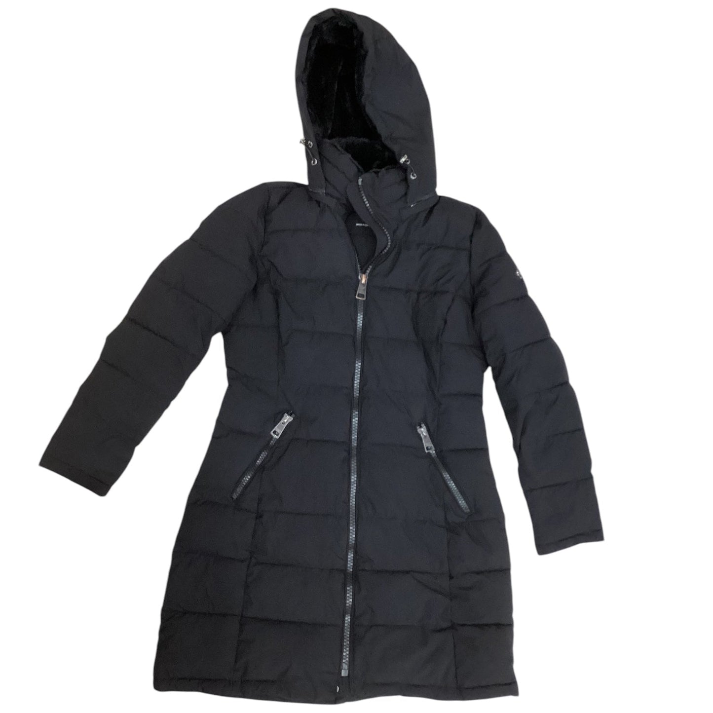 Coat Puffer & Quilted By Andrew Marc In Black, Size: S