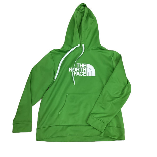 Athletic Sweatshirt Hoodie By The North Face In Green, Size: Xl