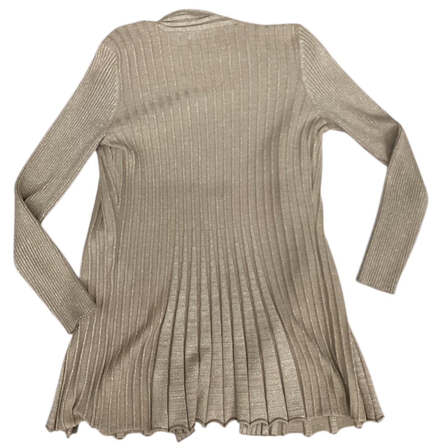 Sweater Cardigan By Kim Rogers In Gold, Size: M