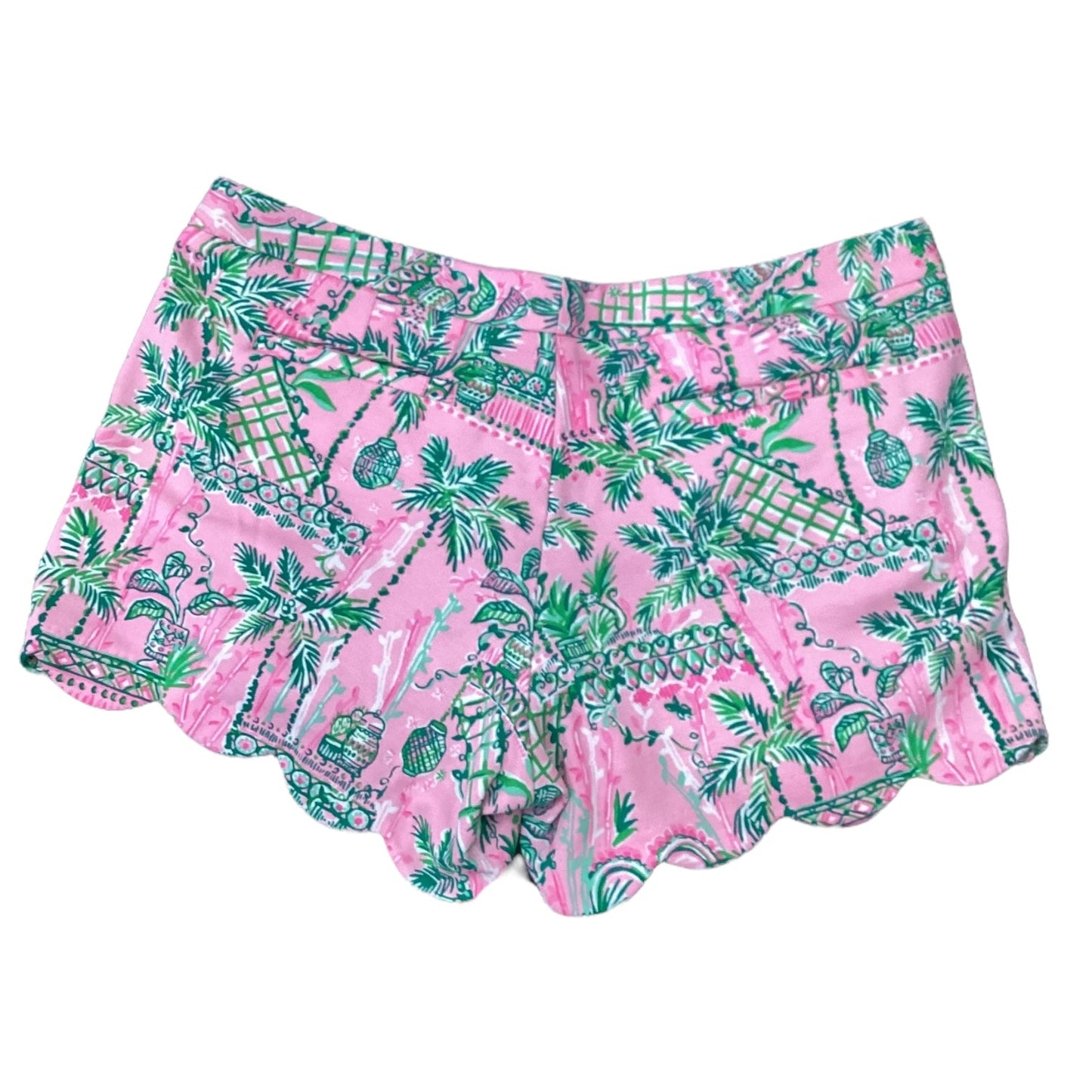 Shorts Designer By Lilly Pulitzer In Pink & White, Size: 16