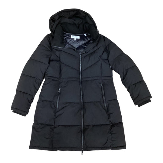 Coat Puffer & Quilted By Calvin Klein In Black, Size: Xl