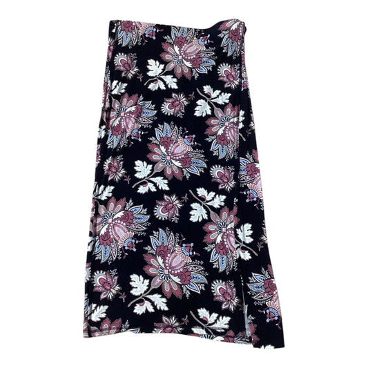 Skirt Maxi By Loft In Blue & Purple, Size: 12