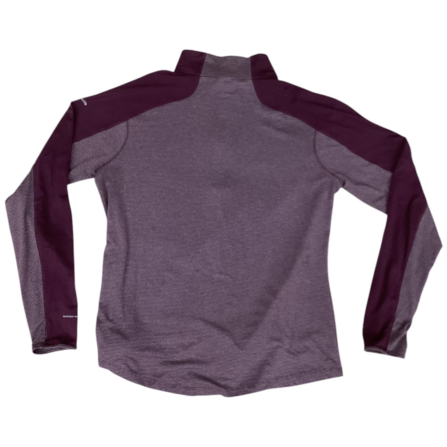 Athletic Top Long Sleeve Collar By Columbia In Purple, Size: 2x