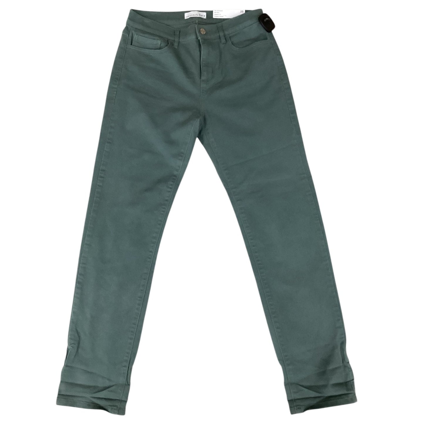 Jeans Straight By Loft In Green, Size: 0