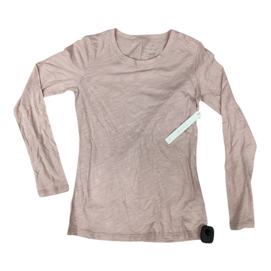 Top Long Sleeve By Caslon In Pink, Size: Xs