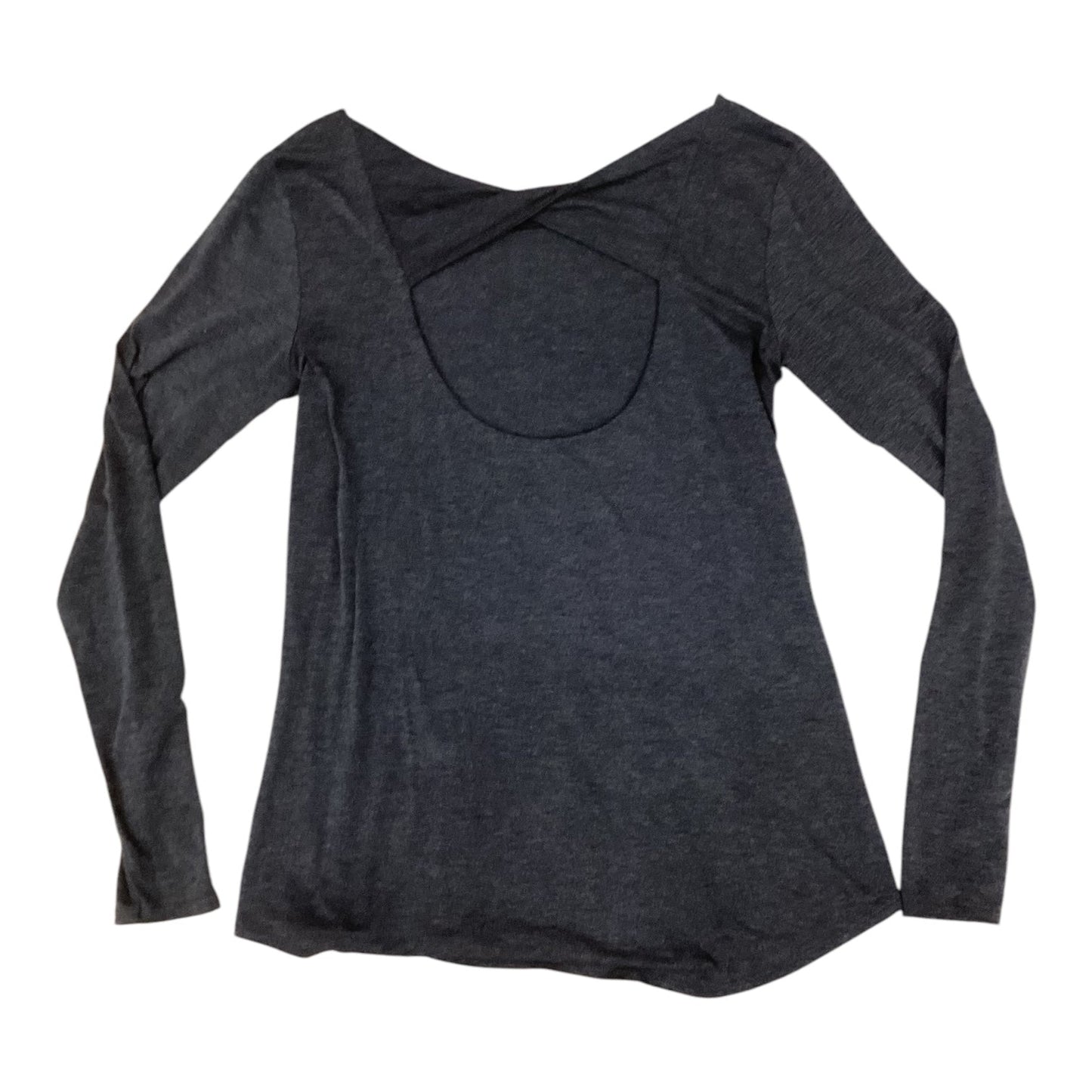 Athletic Top Long Sleeve Crewneck By Athleta In Grey, Size: S