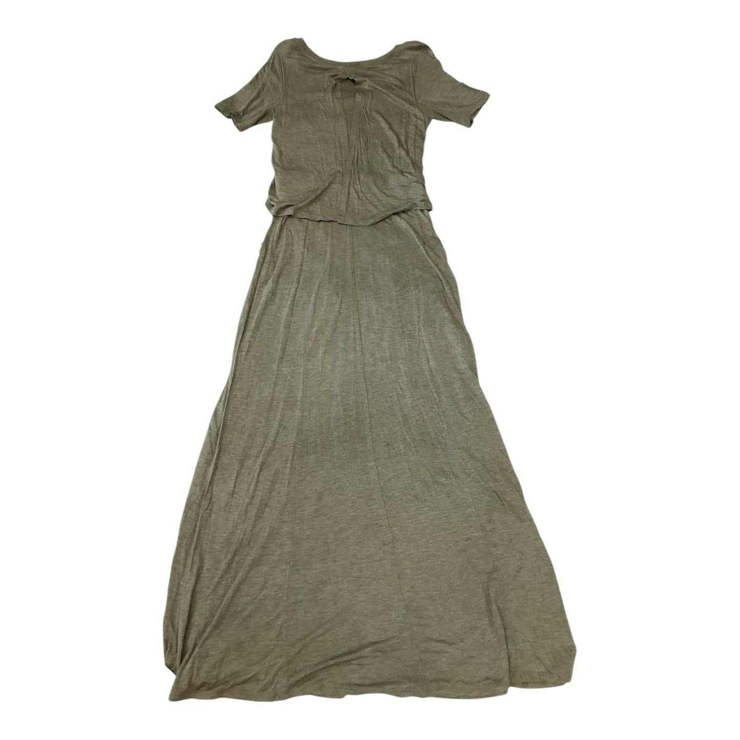 Dress Casual Maxi By Bordeaux In Green, Size: Xs