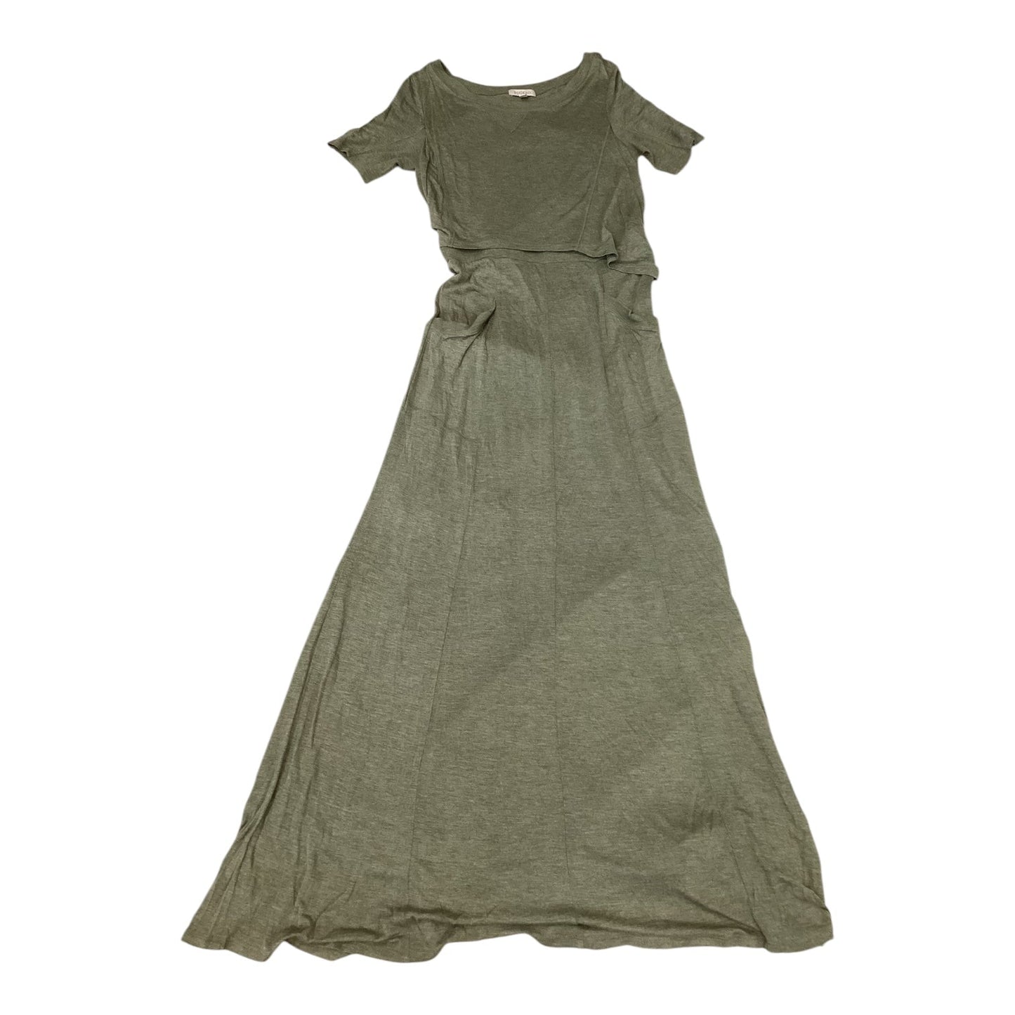 Dress Casual Maxi By Bordeaux In Green, Size: Xs