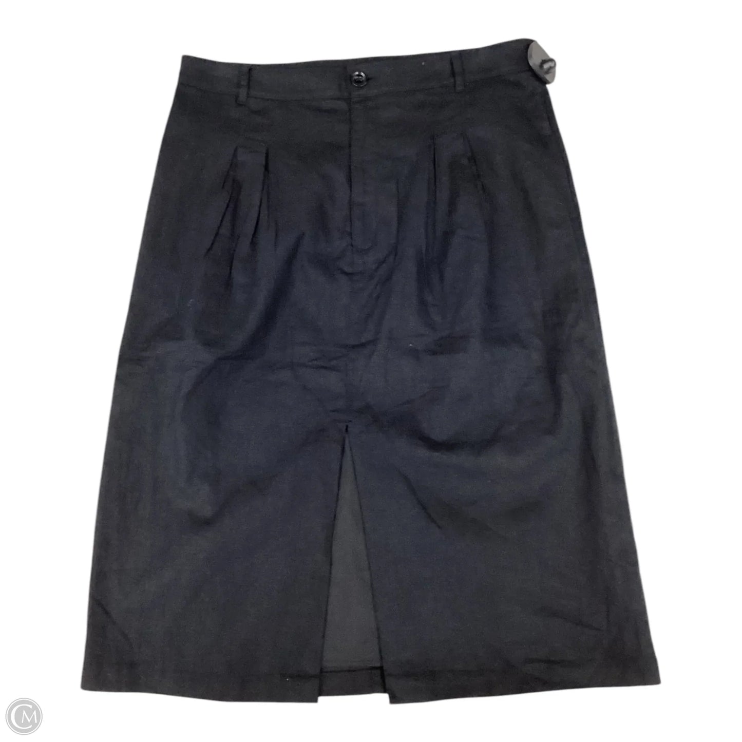 Skirt Midi By Banana Republic In Black, Size: 12