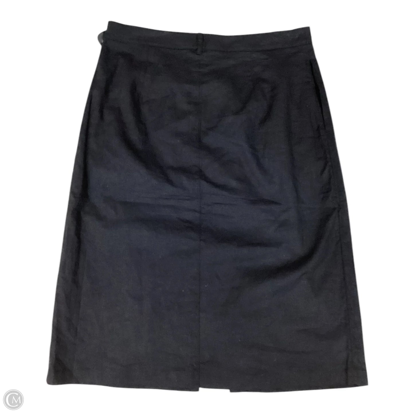 Skirt Midi By Banana Republic In Black, Size: 12