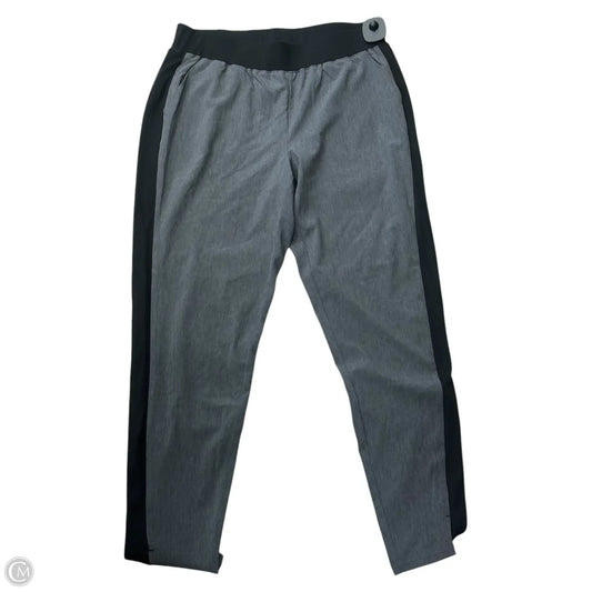 Athletic Pants By Clothes Mentor In Black & Grey, Size: Medium