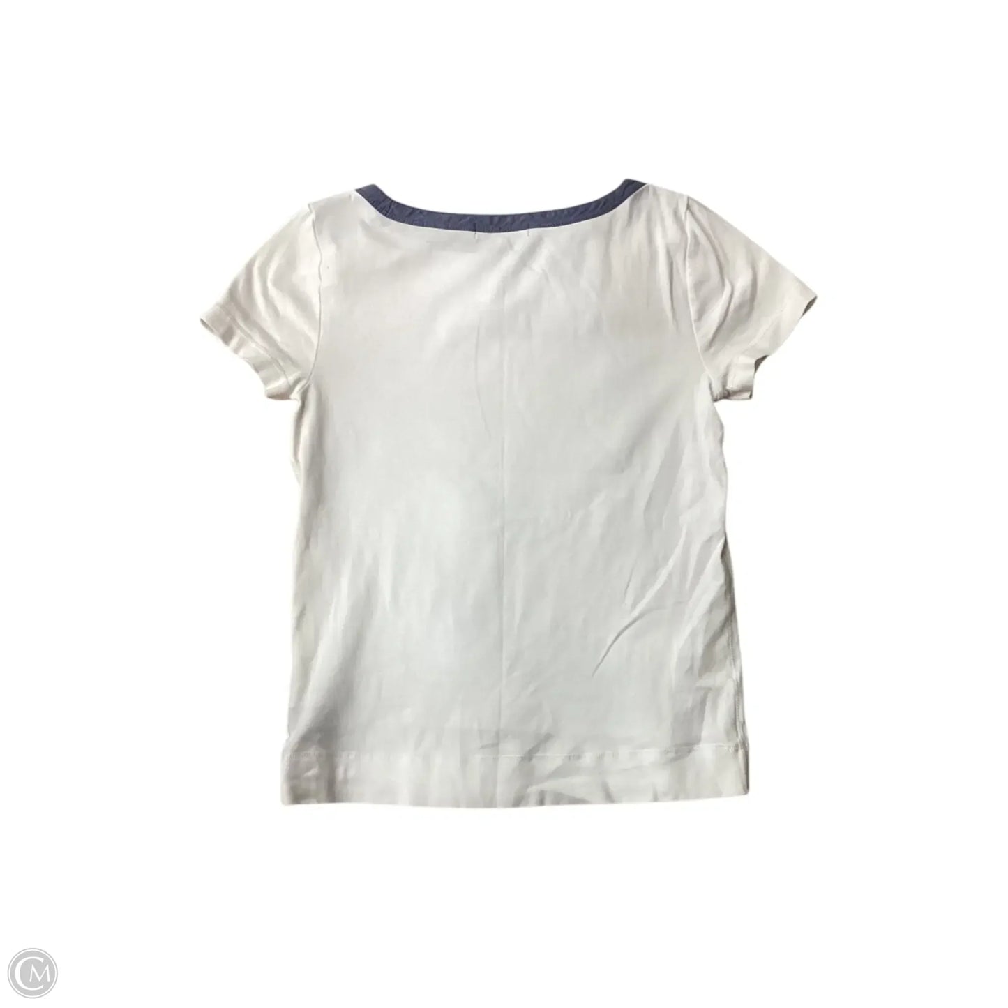 Top Short Sleeve By Lauren By Ralph Lauren In White, Size: L