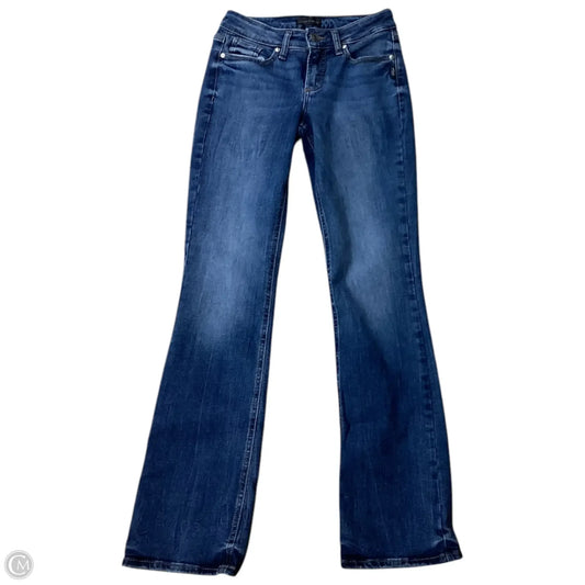 Jeans Straight By Silver In Blue Denim, Size: 4