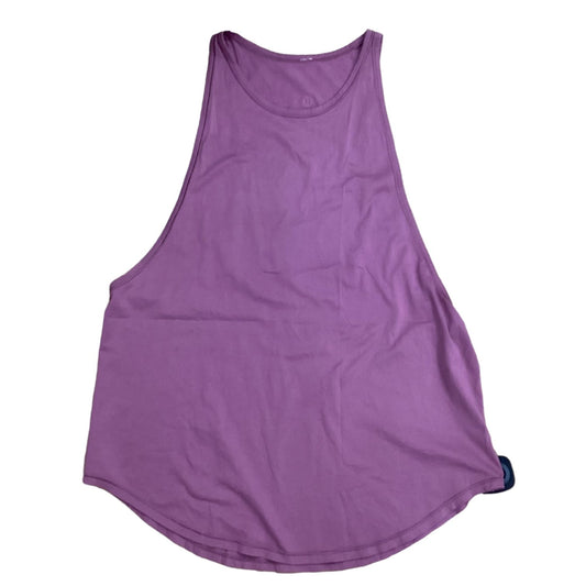 Top Sleeveless Designer By Lululemon In Purple, Size: M