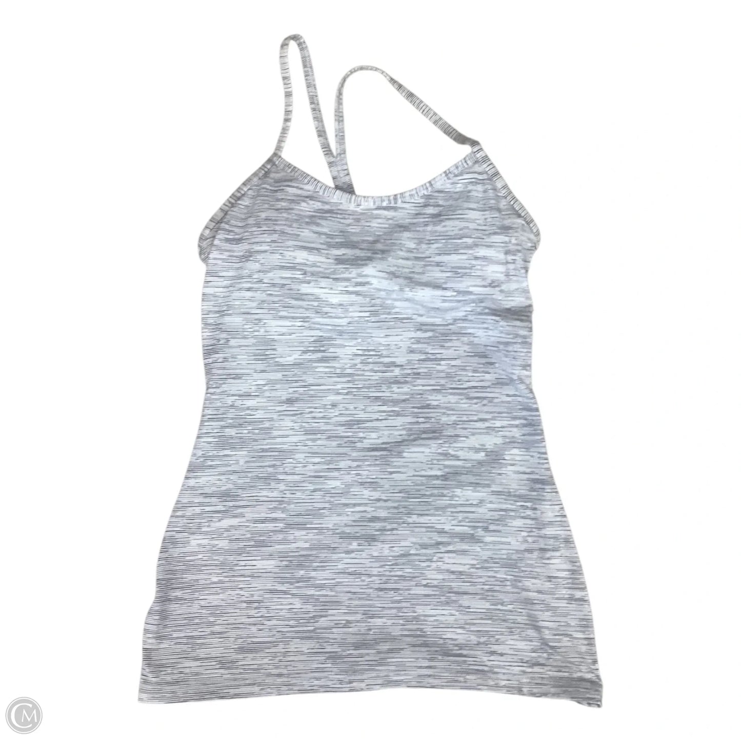 Athletic Tank Top By Lululemon In Striped Pattern, Size: S
