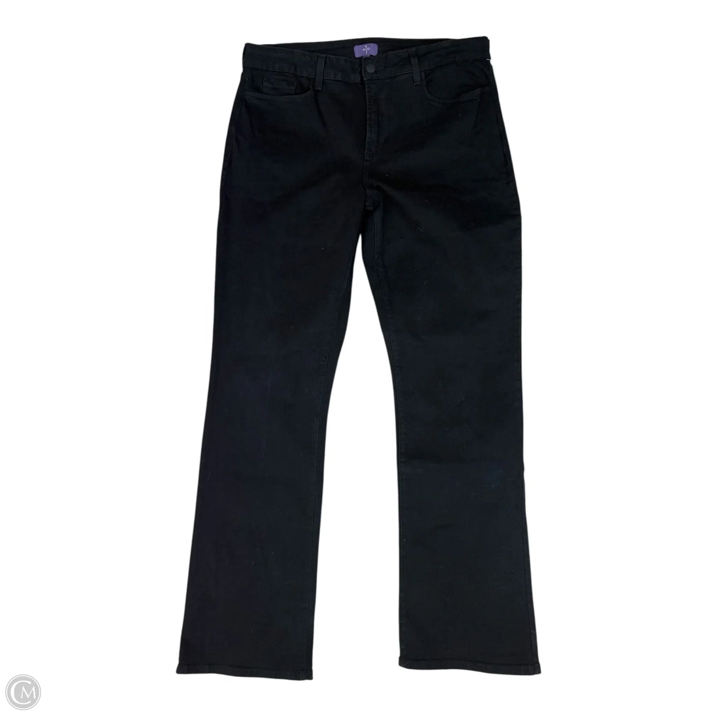 Jeans Wide Leg By Not Your Daughters Jeans In Black Denim, Size: 14