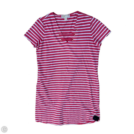 Dress Casual Short By Michael By Michael Kors In Striped Pattern, Size: M