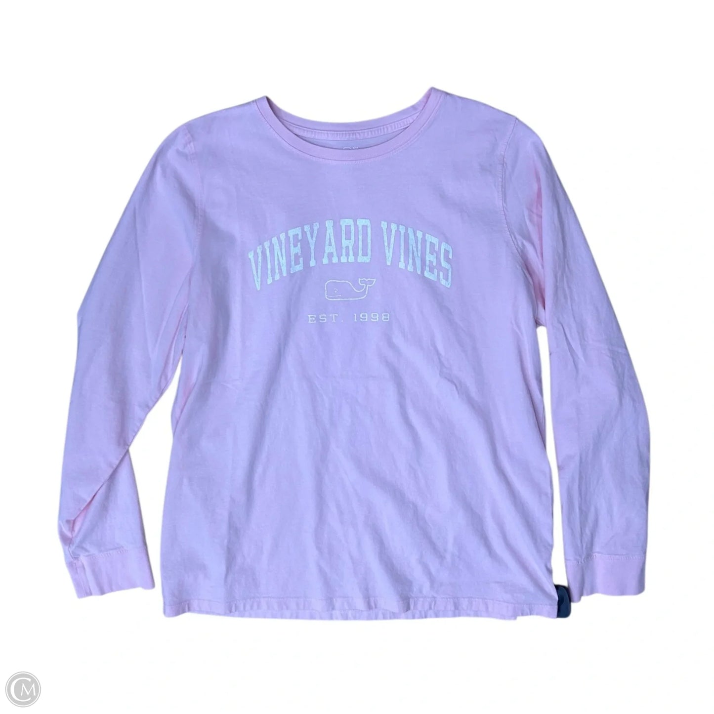 Top Long Sleeve By Vineyard Vines In Pink, Size: L
