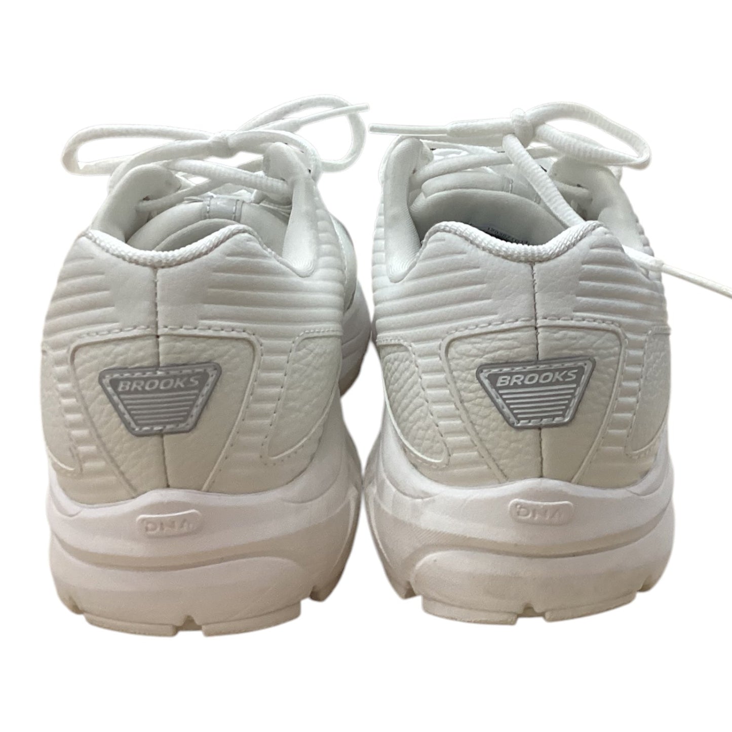 Shoes Athletic By Brooks In White, Size: 8