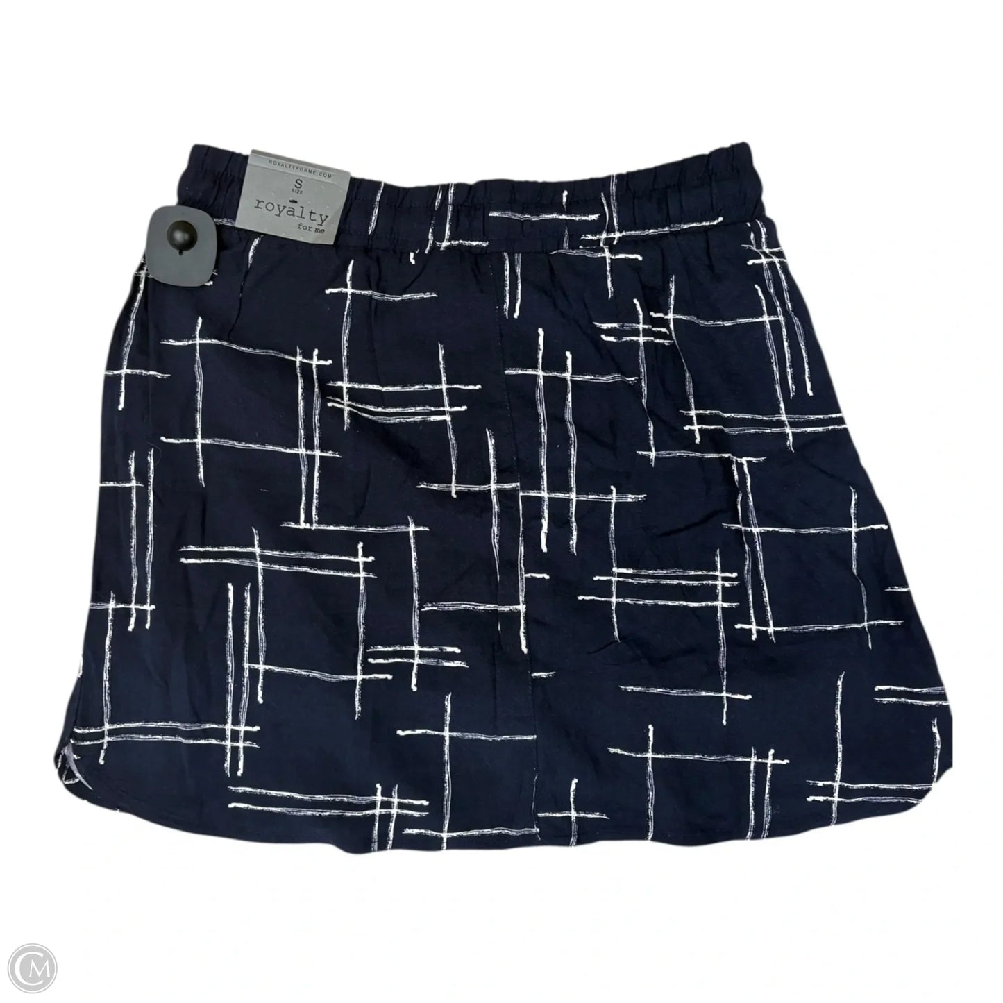 Skirt Mini & Short By Royalty In Navy, Size: S