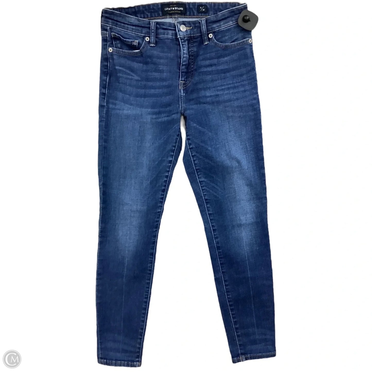 Jeans Skinny By Lucky Brand In Blue Denim, Size: 6