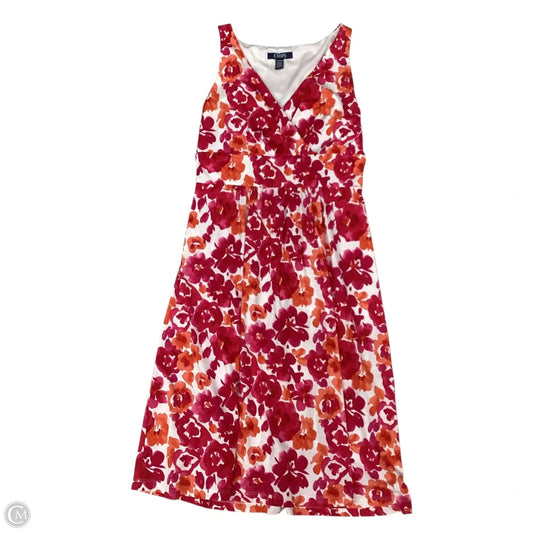 Dress Casual Short By Chaps In Orange & Pink, Size: Xs
