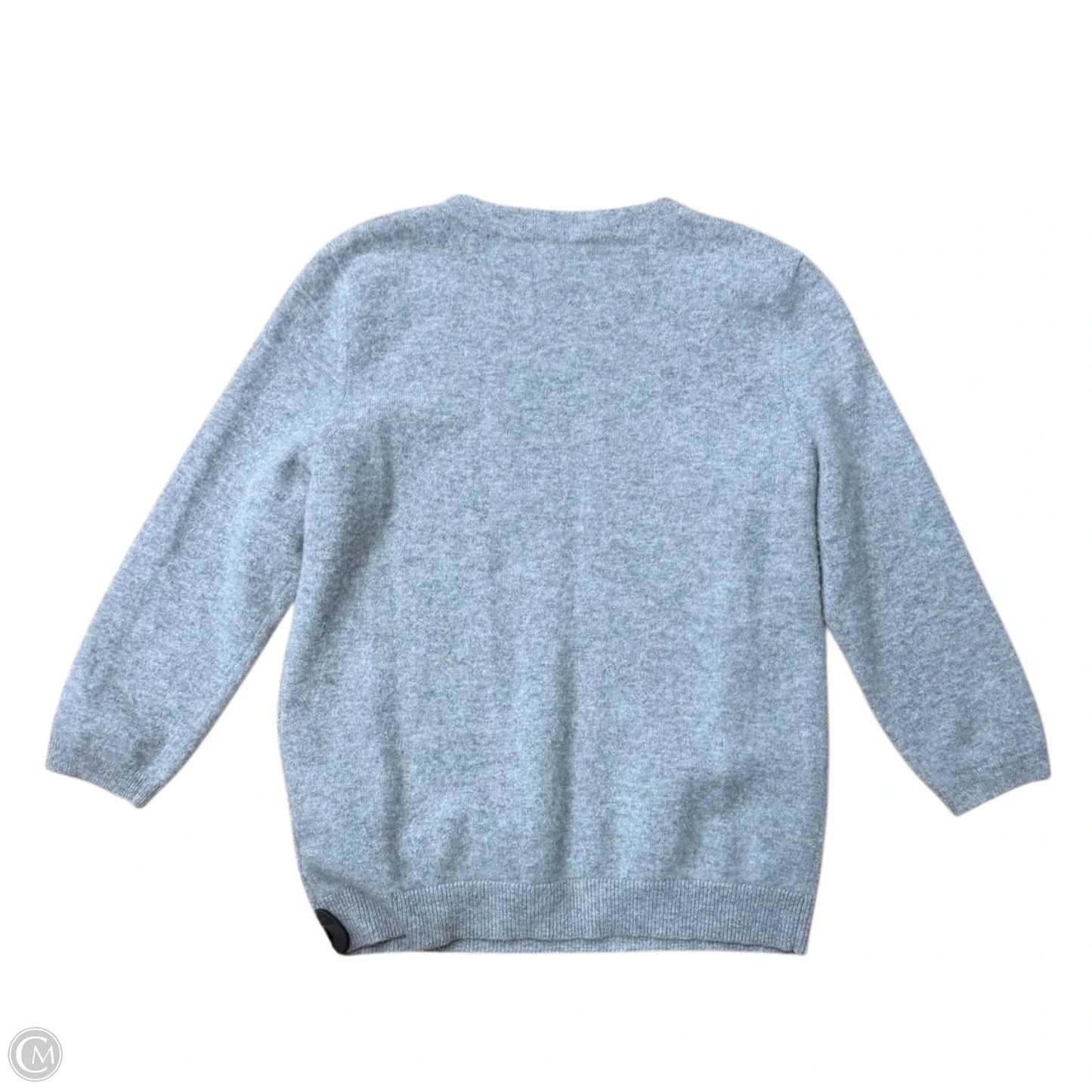 Sweater By Talbots In Grey, Size: L