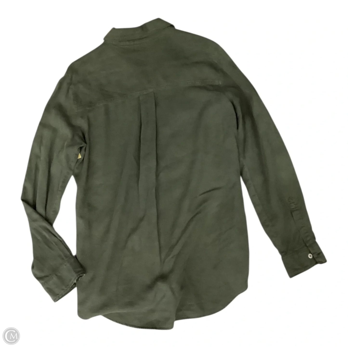 Top Long Sleeve By Athleta In Green, Size: M
