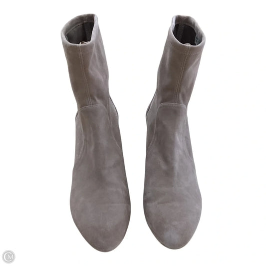 Boots Designer By Stuart Weitzman In Beige, Size: 8