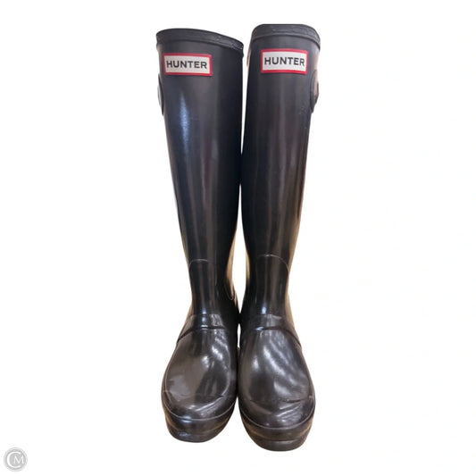 Boots Rain By Hunter In Black, Size: 5