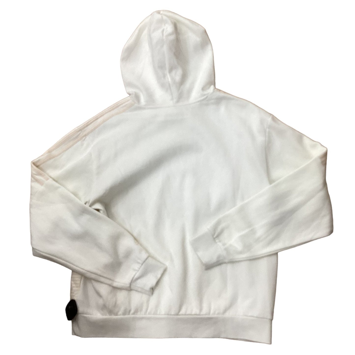 Cream Athletic Sweatshirt Hoodie Adidas, Size M