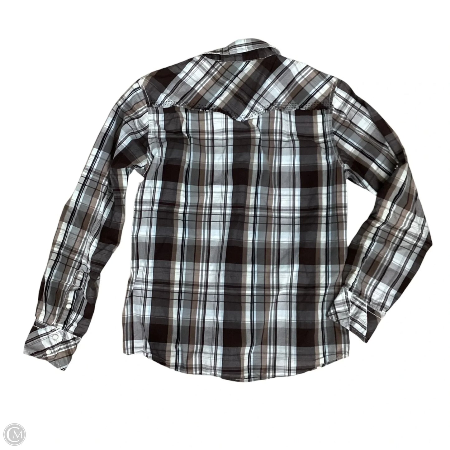 Top Long Sleeve By Bke In Brown, Size: M