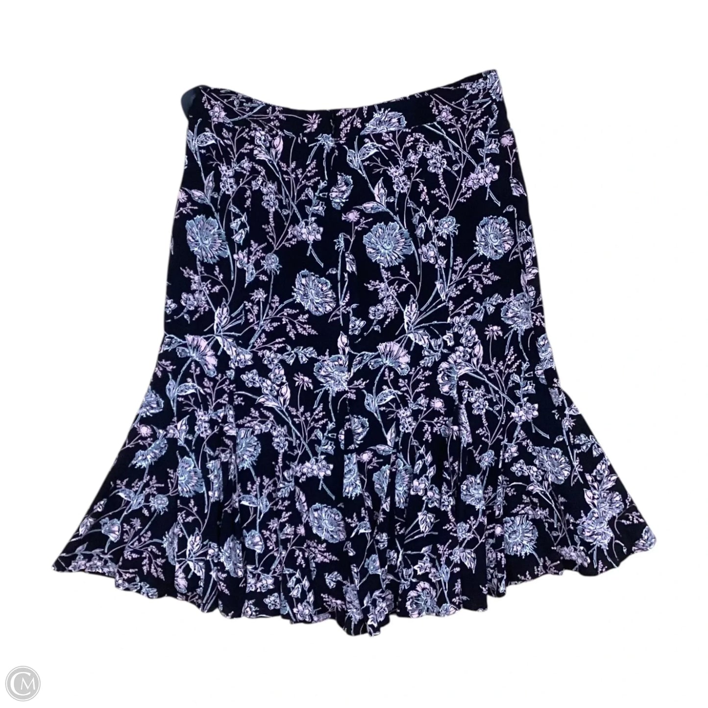 Skirt Maxi By Talbots In Black & Pink, Size: 2