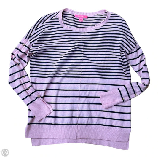Sweater Designer By Lilly Pulitzer In Blue & Pink, Size: S