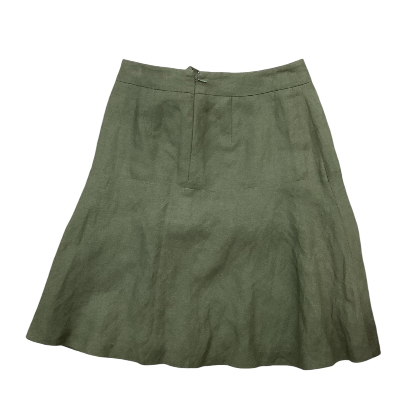 Skirt Midi By Ann Taylor In Green, Size: Xxs