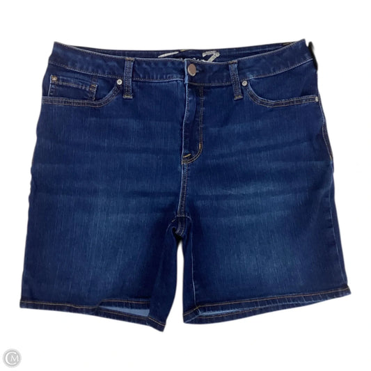 Shorts By Seven 7 In Blue Denim, Size: 12