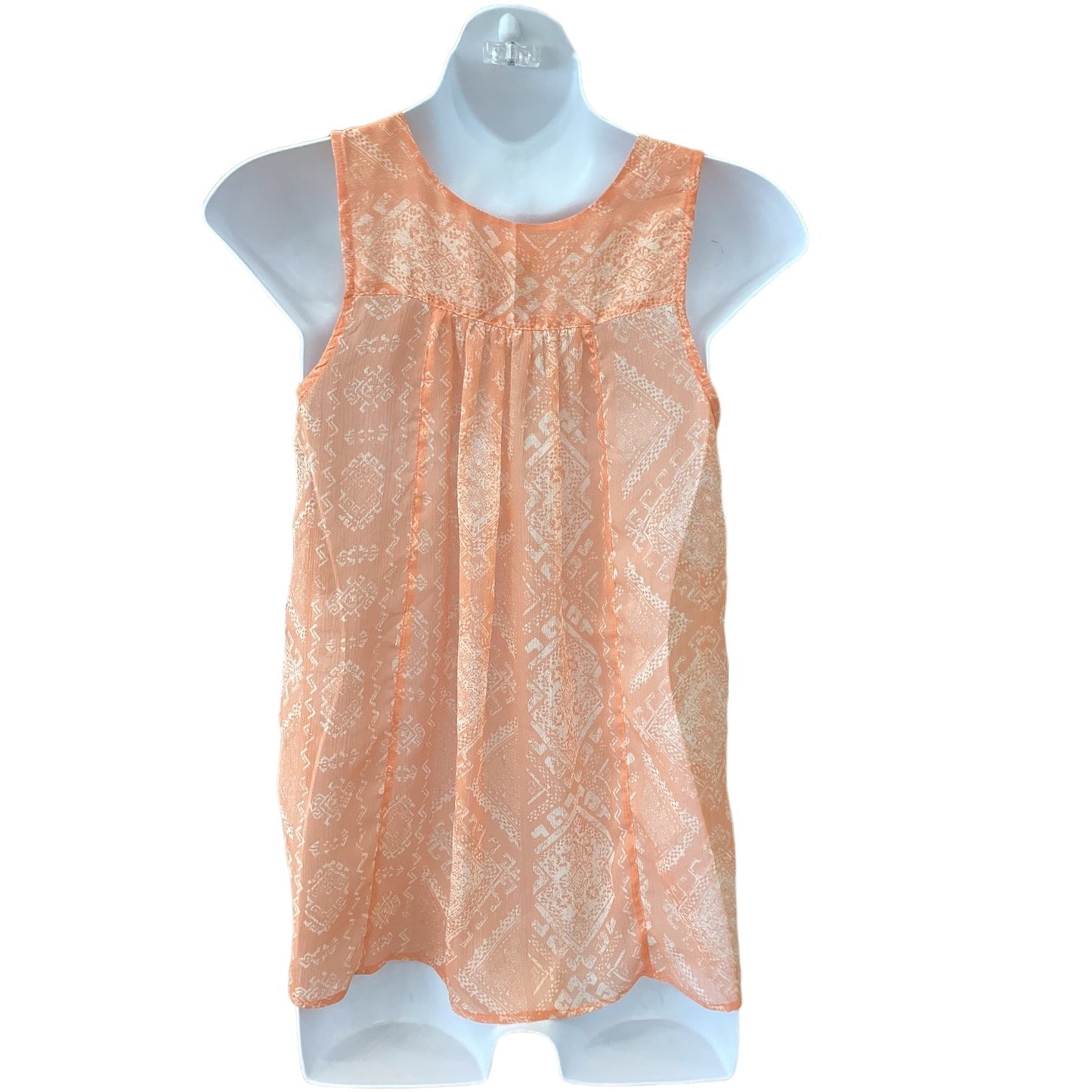 Top Sleeveless By Motherhood In Orange, Size: S