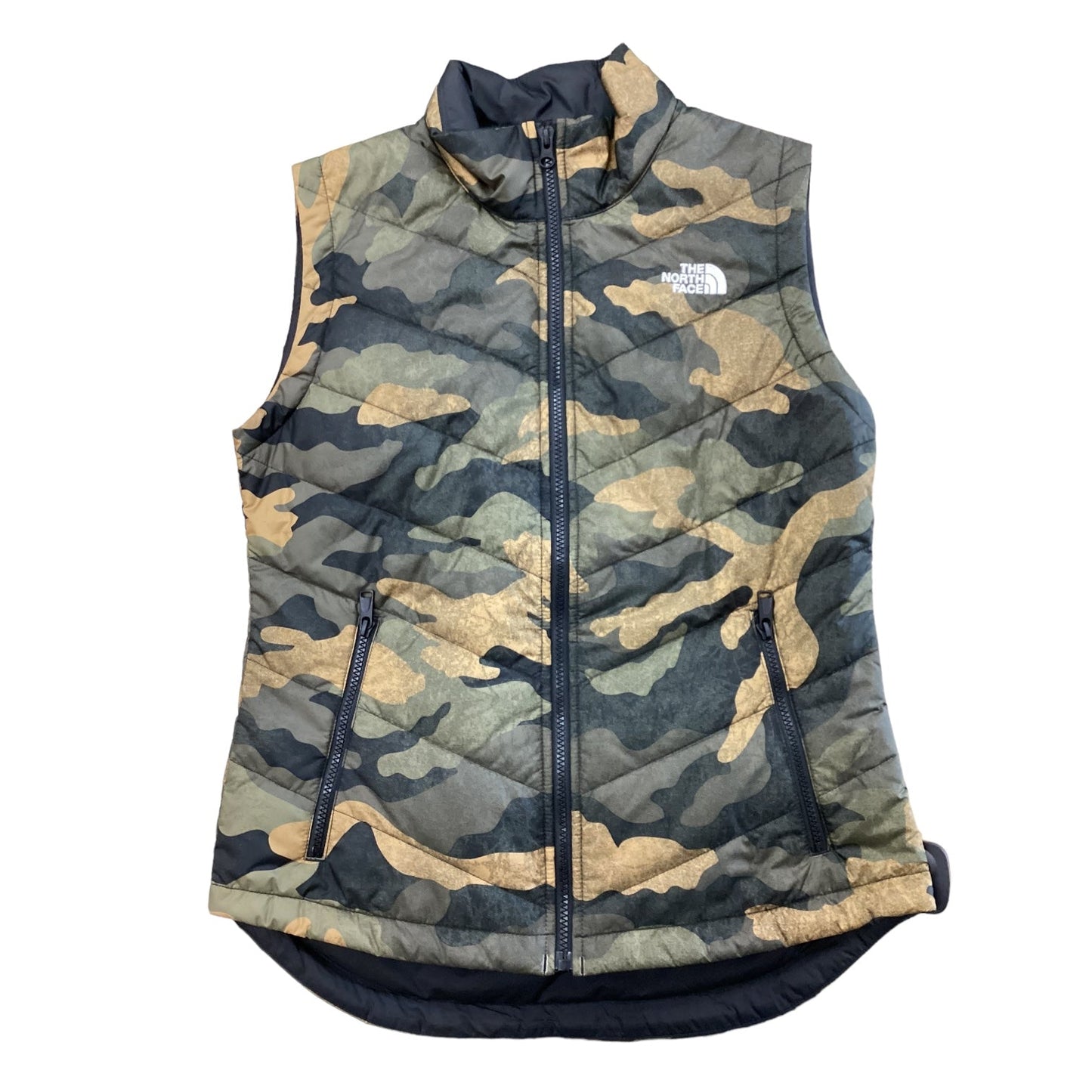 Camouflage Print Vest Puffer & Quilted The North Face, Size S