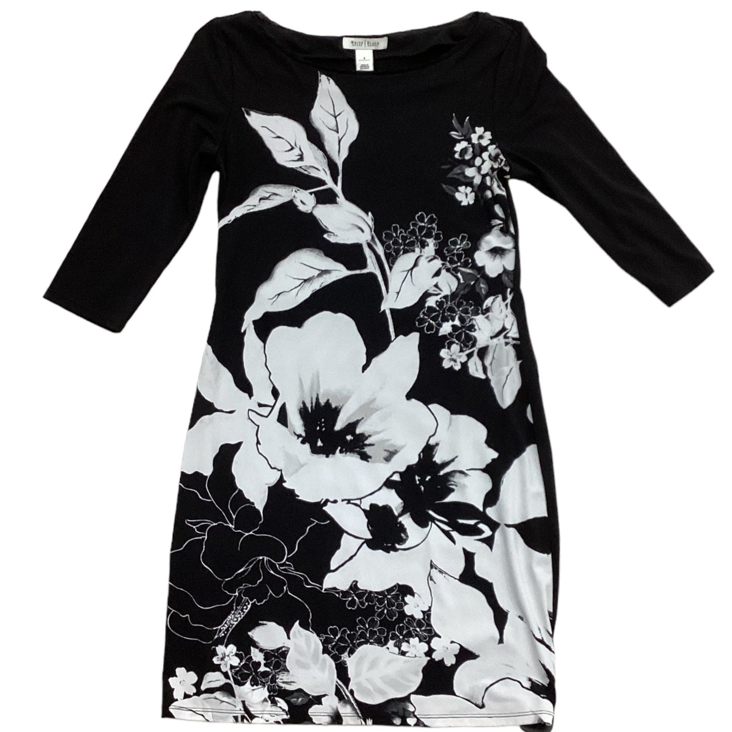 Black Dress Casual Midi White House Black Market, Size S