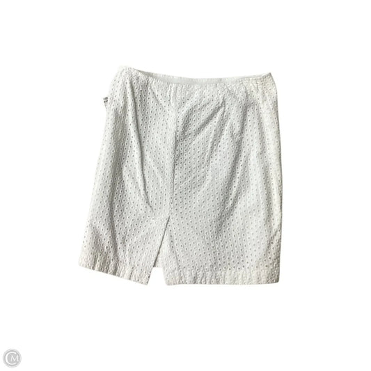 Skirt Mini & Short By Max Studio In White, Size: 8