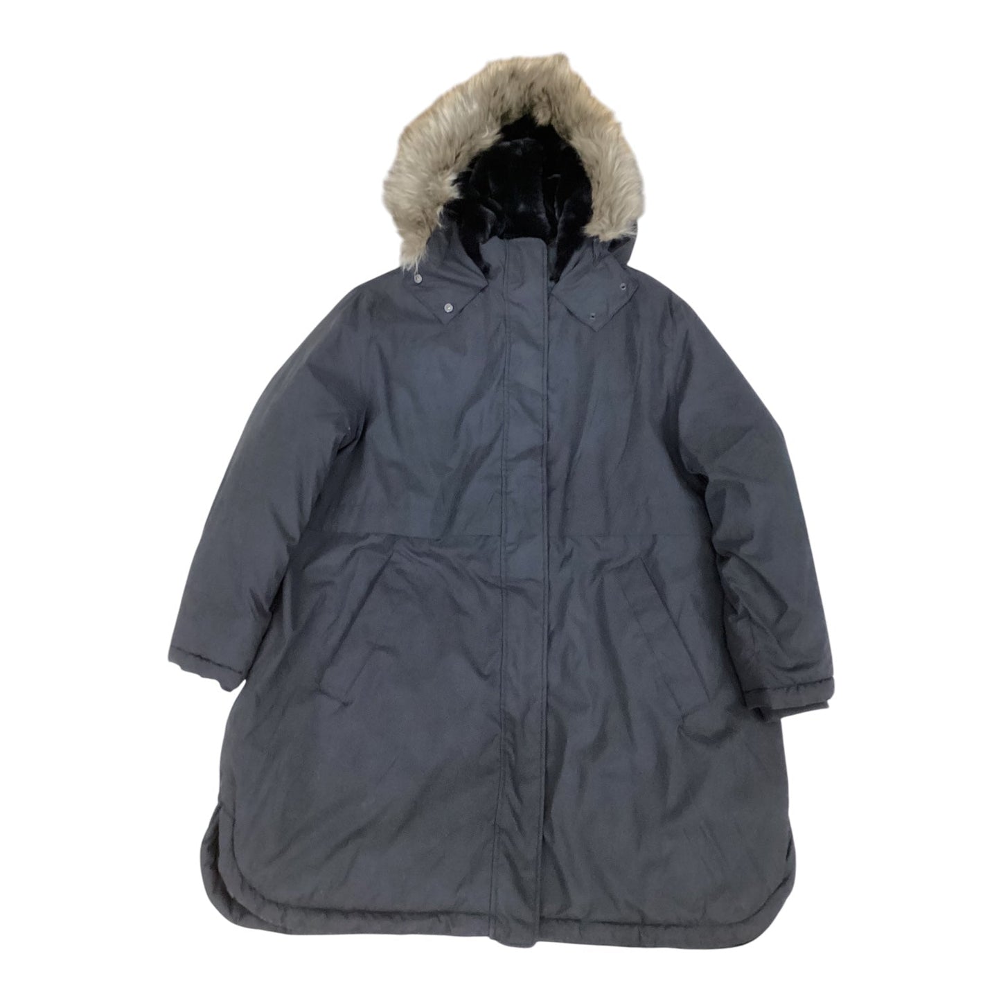 Coat Parka By Falls Creek In Black, Size: 3x