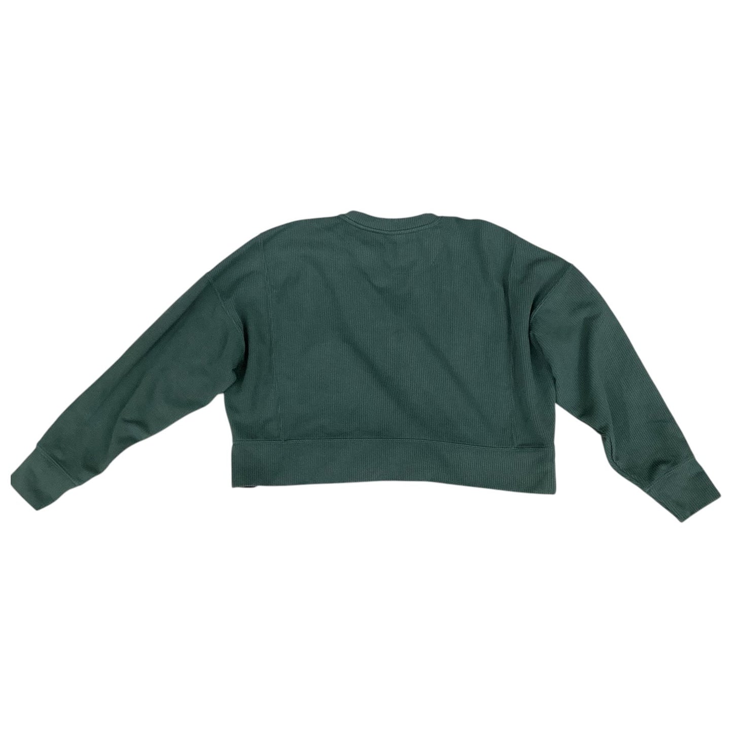 Athletic Top Long Sleeve Crewneck By 90 Degrees By Reflex In Green, Size: S