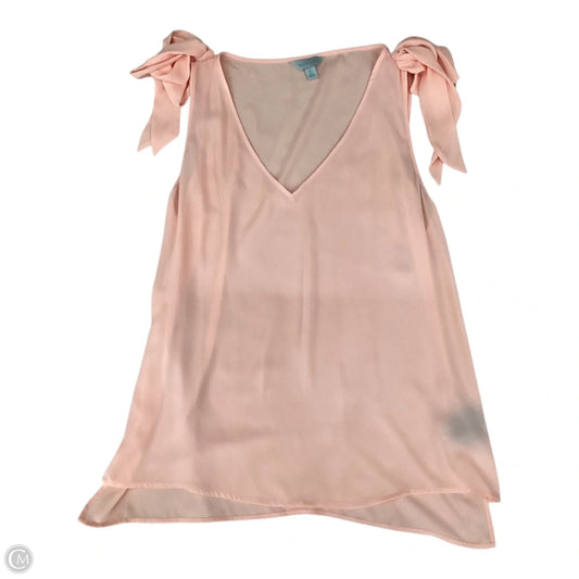 Blouse Sleeveless By Belle + Sky In Peach, Size: L