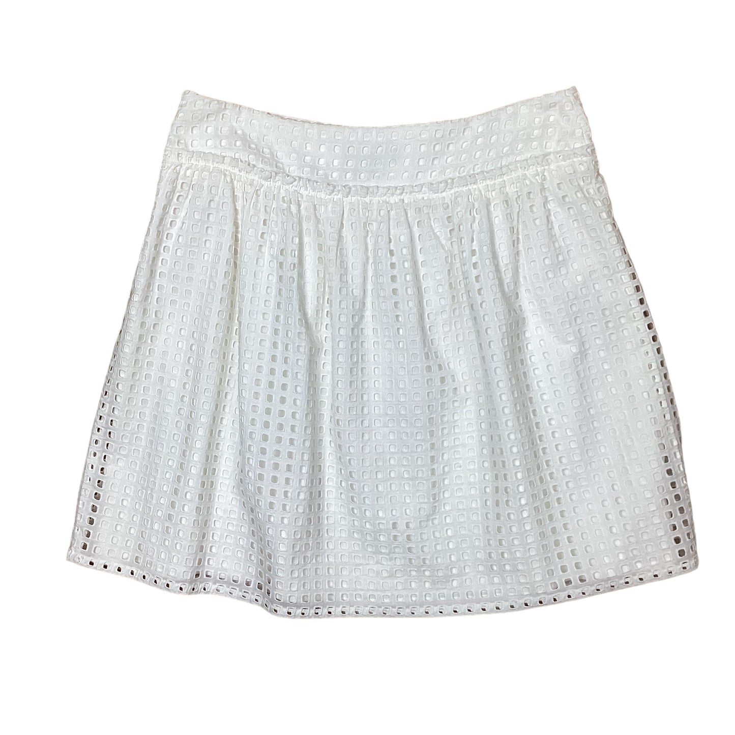 Cream Skirt Mini & Short Ann Taylor, Size 10