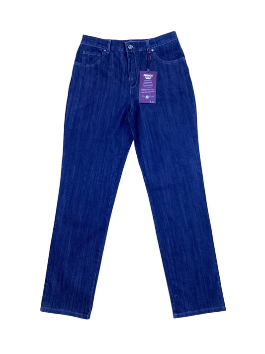 Jeans Straight By Gloria Vanderbilt In Blue Denim, Size: 8