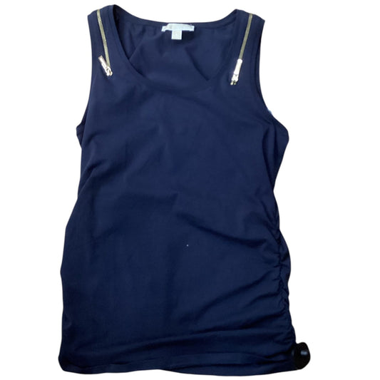 Tank Top Designer By Michael By Michael Kors In Navy, Size: L