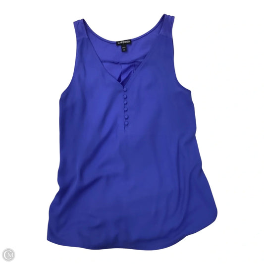 Top Sleeveless By Express In Purple, Size: S