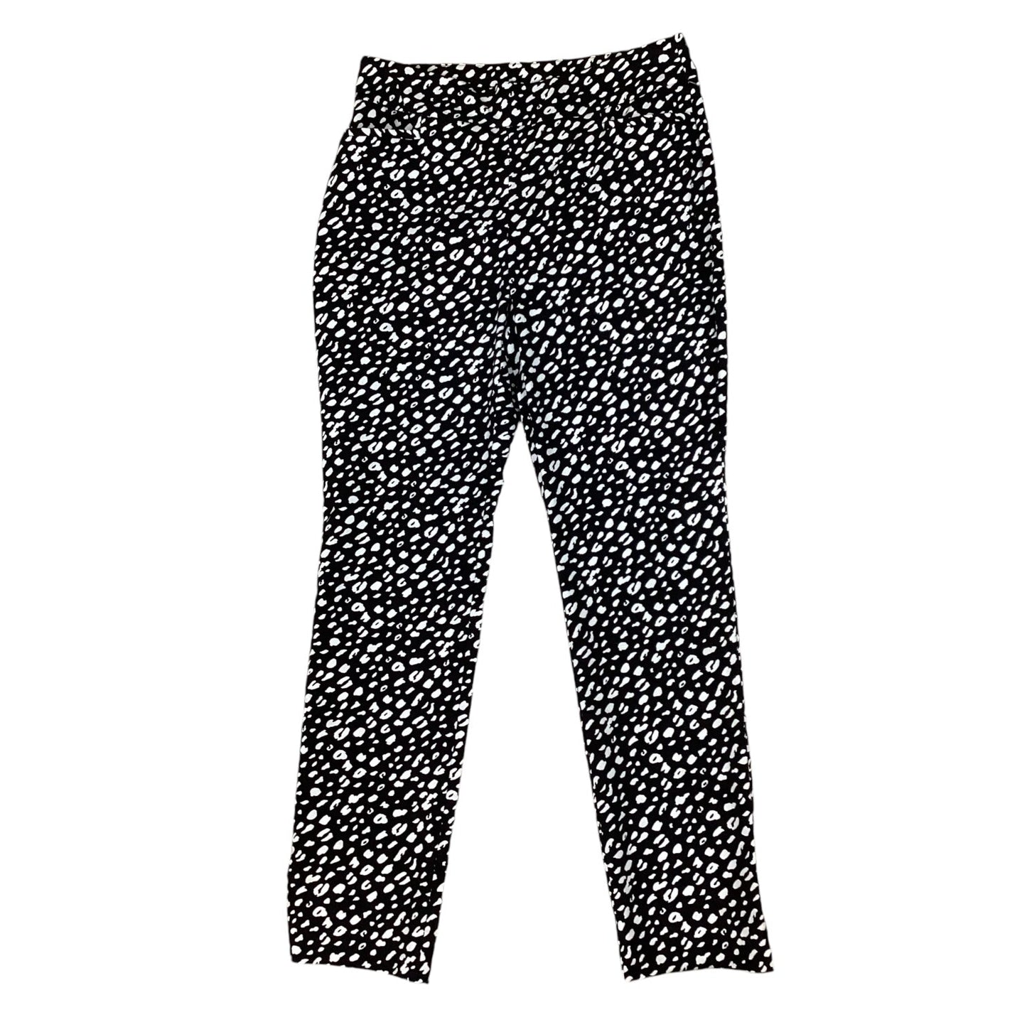 Pants Cropped By Chicos In Black & White, Size: 0