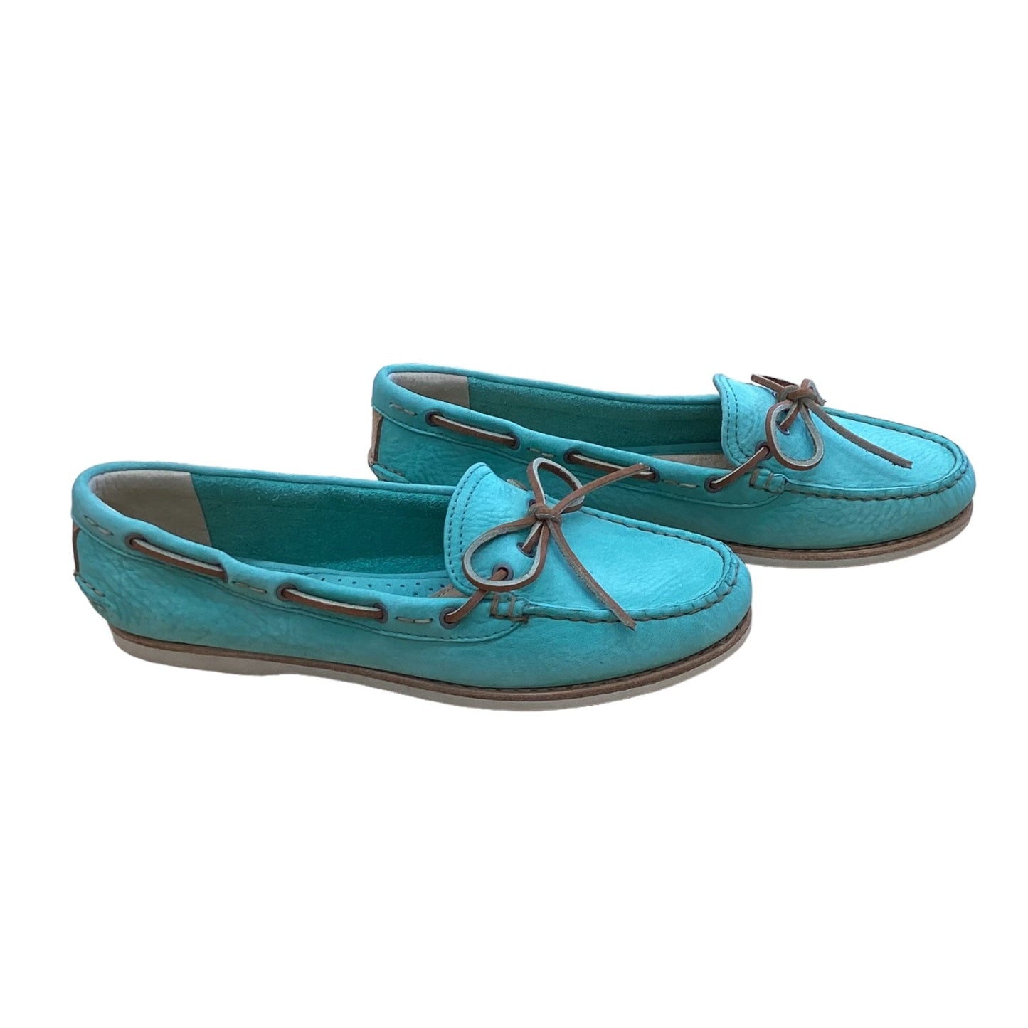 Teal Shoes Flats Frye, Size 8