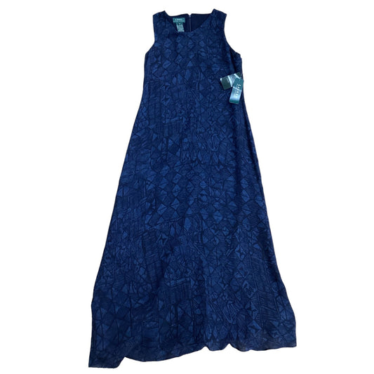 Blue Dress Casual Maxi Ralph Lauren, Size M